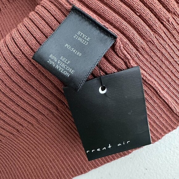 Current Air Colleen Sweater Dress Size L Ribbed Knit Midi - Picture 9 of 14